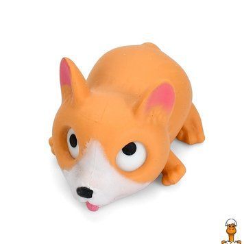 Мамалюк - Дитяча іграшка-антистрес Собачка-окастик помаранчевий Bambi Bambi RT2-MS-4713-ORANGE