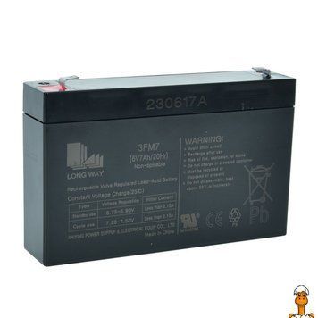 Мамалюк - Аккумуляторная батарея универсальная LONG WAY 6V7Ah-BATTERY LONG WAY RT2-6V7AH-BATTERY