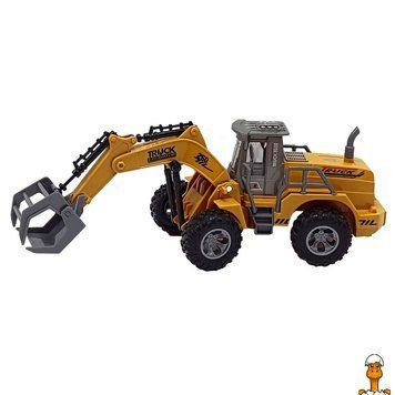 Мамалюк - Іграшковий екскаватор будівельна техніка жовтий Bambi Bambi RT2-E1-4