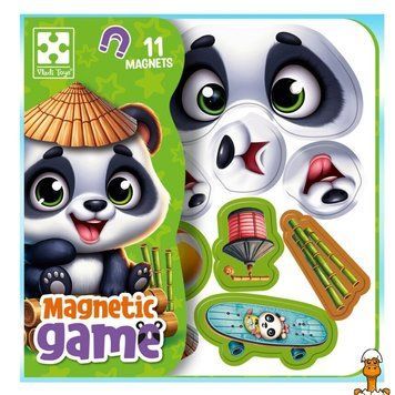 Мамалюк - Розвиваюча гра Емоції Пандочки 11 магнітів Vladi Toys Vladi Toys RT2-VT3220-06