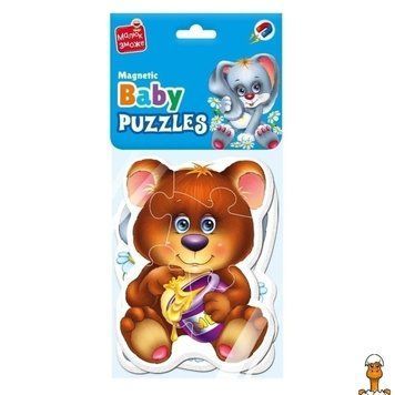 Мамалюк - Магнітні пазли для дітей Лісові жителі 9 елементів Vladi Toys Vladi Toys RT2-VT3208-17
