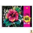 Скетчбук BLACK Flowers rainbow СБЧ-А4-24-3 А4 24 аркуші Апельсин