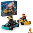 Конструктор LEGO City Картинг и гонщики 99 деталей (60400)