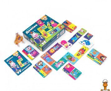Мамалюк - Настільна гра для дітей Доміно Crazy українською мовою Vladi Toys Vladi Toys RT2-VT8055-10