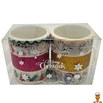 Мамалюк - Декоративный скотч Merry Christmas 1,5 см x 2 м Bambi Bambi RT2-XM-JD2273-3