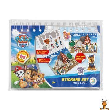 Мамалюк - Набір стікерів на пружині Paw Patrol 8 листів багаторазових стікерів DoDo Toys DoDo Toys RT2-200750