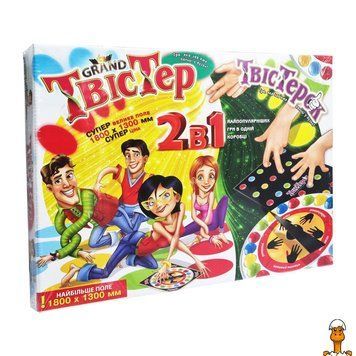 Мамалюк - Гра для підлоги та настільна 2в1 Твістер 4423 Danko Toys Danko Toys RT2-TWTK