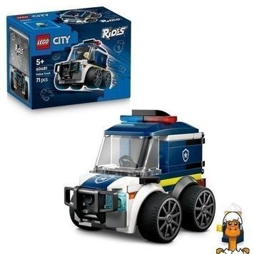 Мамалюк - Конструктор LEGO City Автомобили &mdash; Полицейский грузовик 71 Деталь (60481) LEGO A4-60481