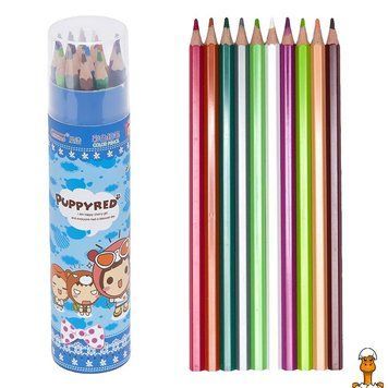 Мамалюк - Олівець 18 кольорів 6181 у тубусі Bambi Bambi RT2-6182-BLUE