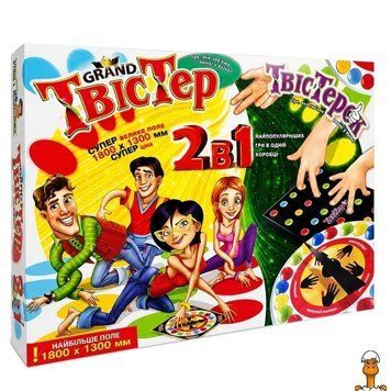 Мамалюк - Гра для підлоги та настільна 2в1 Твістер 4423 Danko Toys Danko Toys RT2-TWTK
