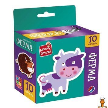 Мамалюк - Детский магнитный набор Ферма 10 магнитов Vladi Toys Vladi Toys RT2-VT3106-36
