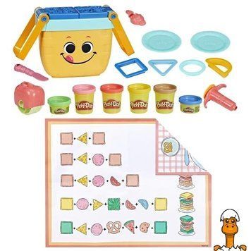 Мамалюк - Набір для творчості Play-Doh Форми для пікніка з пластиліном (F6916) Play-Doh A4-F6916