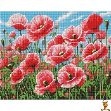 Мамалюк - Алмазная мозаика Розовые маки &copy;art_selena_ua AMO20436 40х50 см Идейка идейка RT2-AMO20436