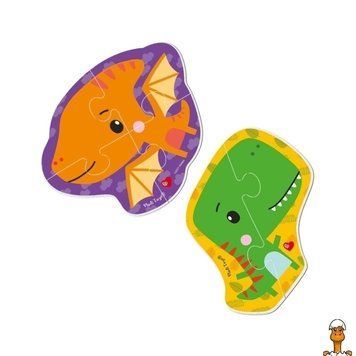 Мамалюк - Дитячі магнітні пазли Динозаврики Vladi Toys Vladi Toys RT2-VT3208-16