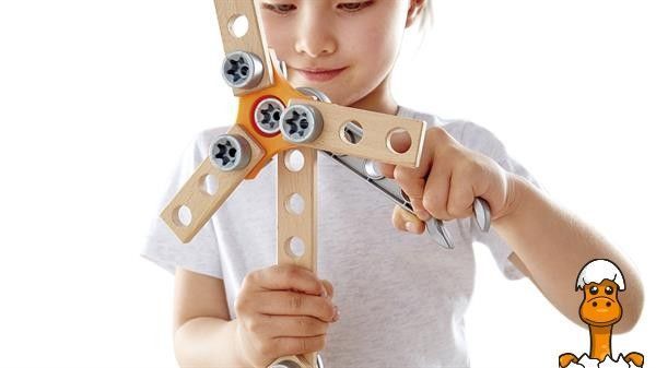 Мамалюк - Конструктор Hape Junior Inventor Стартовий 42 ел. (E3031) Hape A4-E3031