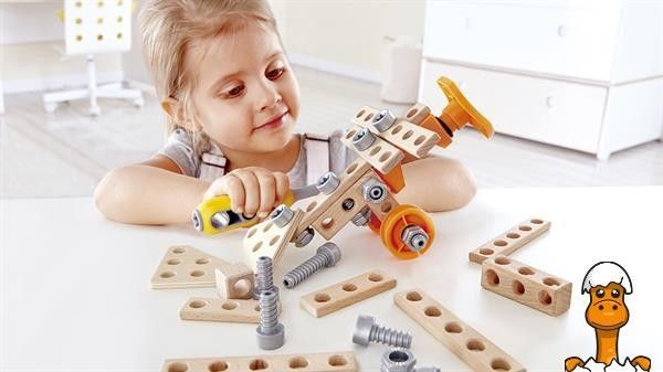 Мамалюк - Конструктор Hape Junior Inventor Стартовий 42 ел. (E3031) Hape A4-E3031