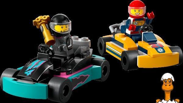 Мамалюк - Конструктор LEGO City Картинг і гонщики 99 деталей (60400) LEGO A4-60400