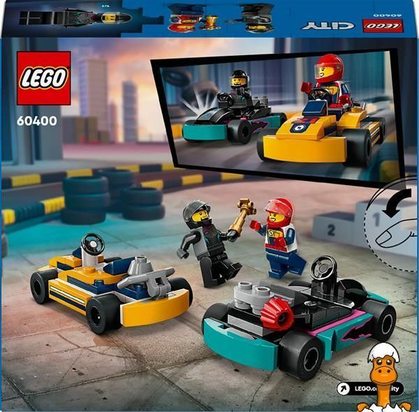 Мамалюк - Конструктор LEGO City Картинг і гонщики 99 деталей (60400) LEGO A4-60400