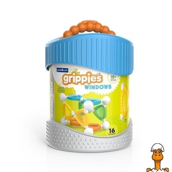 Мамалюк - Магнитный конструктор Guidecraft Grippies Windows 16 деталей (G8315) Guidecraft A4-G8315