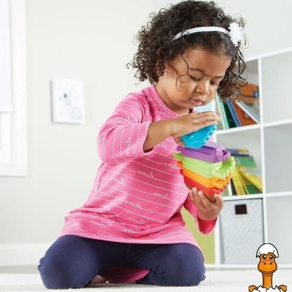 Мамалюк - Пірамідка Learning Resources Кольоровий їжачок (LER9105) Learning Resources A4-LER9105
