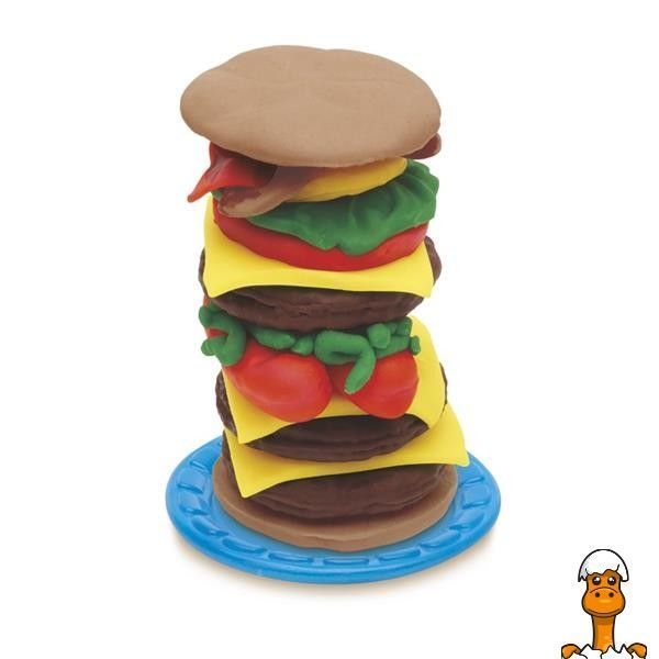 Мамалюк - Набір із пластиліном Play-Doh Бургер барбекю (B5521) Play-Doh A4-B5521