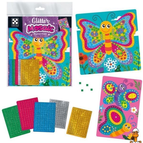 Мамалюк - Набор для творчества с блестящей мозаикой Бабочки Vladi Toys Vladi Toys RT2-VT4511-15