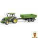 Мамалюк - Модель Bruder Трактор John Deere с прицепом 1:16 (02108) Bruder A4-02108 фото 1