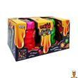 Вязкая масса для детей Mega Stretch Slime 2 банки розовый зеленый Danko Toys