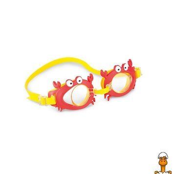 Мамалюк - Детские очки для плавания красные OSFM Intex Intex RT2-55610-CRAB