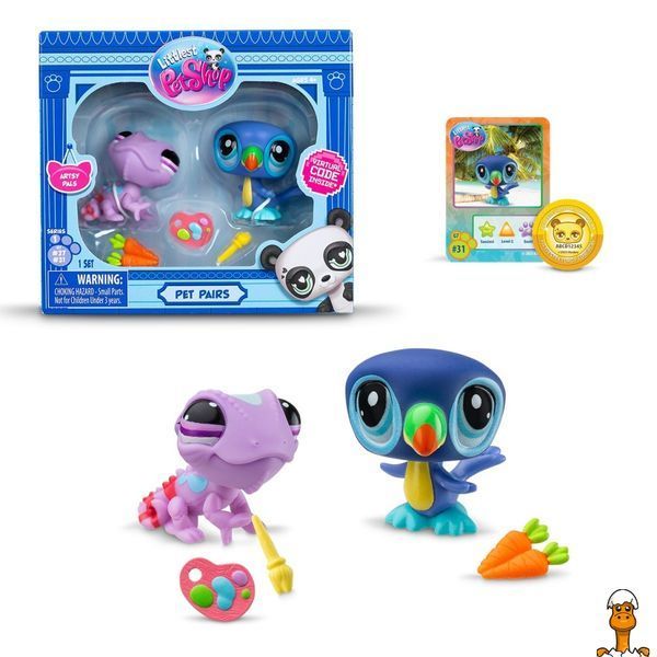 Мамалюк - Игровой набор Друзья по искусству с аксессуарами и 2 фигурками Littlest Pet Shop Littlest Pet Shop RT2-00507