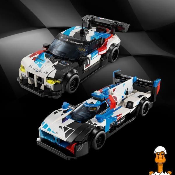 Мамалюк - Конструктор LEGO Speed Champions Гоночные автомобили BMW M4 GT3 и BMW M Hybrid V8 676 деталей (76922) LEGO A4-76922