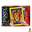 Набір для творчості мозаїка Піксель Лев 21х29 см з рамкою Danko Toys