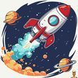 Картина по номерам 30х30 см Вперед до зірок Art Craft