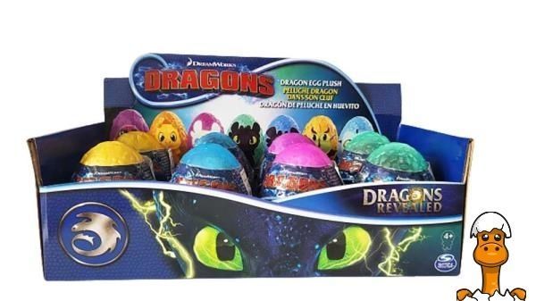Мамалюк - М'яка іграшка Dragons Як приборкати дракона 3 Дракон в яйці Гамма 8 см (SM66623/6842) Dragons A4-SM66623-6842