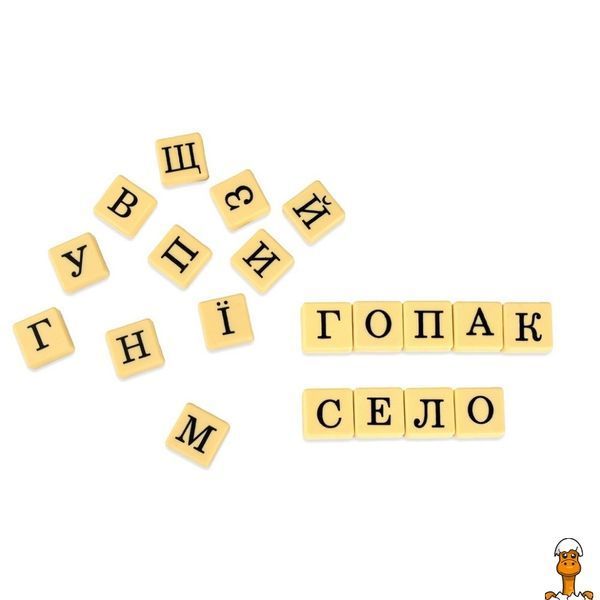 Мамалюк - Настільна гра Словогонка 100 плиток з літерами Strateg Strateg RT2-30824