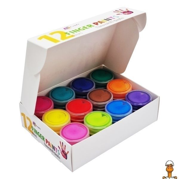 Мамалюк - Набор пальчиковых красок 12 цветов 20 мл Art Craft Art Craft RT2-5025-AC