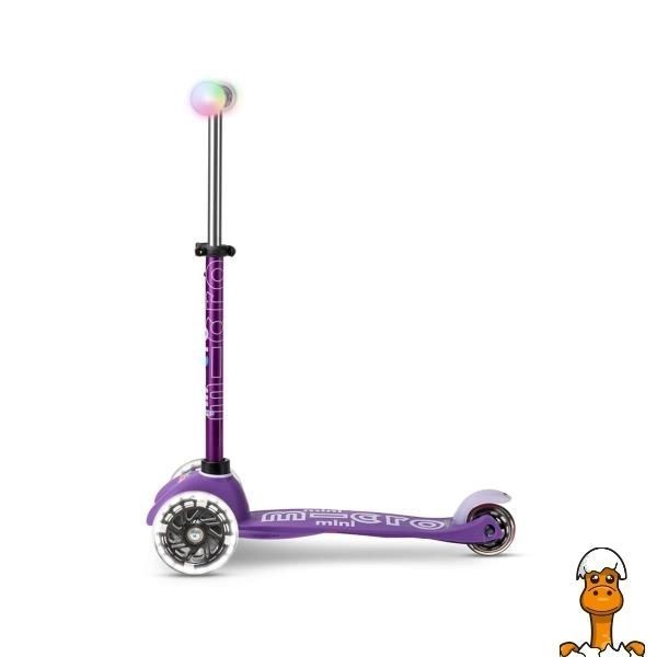 Мамалюк - Триколісний самокат Micro Mini Deluxe Magic фіолетовий (MMD129) Micro A4-MMD129