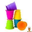 Тактильна іграшка Fat Brain Toys Suction Kupz М'які чашки 6 штук (FA183-1)