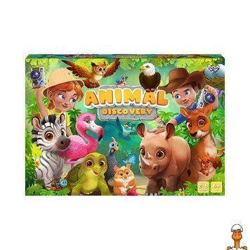 Мамалюк - Настільна гра Animal Discovery українською мовою Danko Toys Danko Toys RT2-G-AD-01-01U