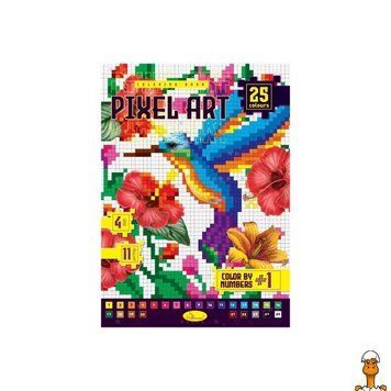 Мамалюк - Книжка для рисования детская PIXEL ART №1 Апельсин Апельсин RT2-РМ-85-1