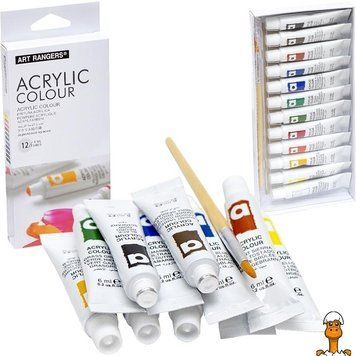 Мамалюк - Набор акриловых красок Art Rangers Acrylic 6 мл 12 цветов Bambi Bambi RT2-PA31.12006.A