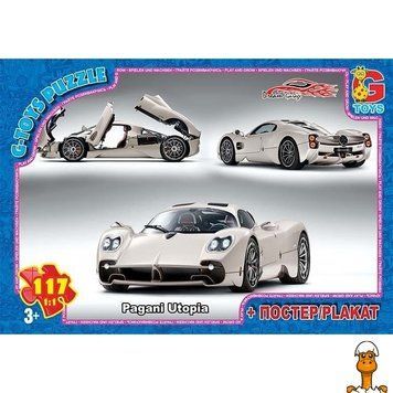 Мамалюк - Дитячі пазли Гараж Мрії 117 елементів G-Toys G-Toys RT2-FW783