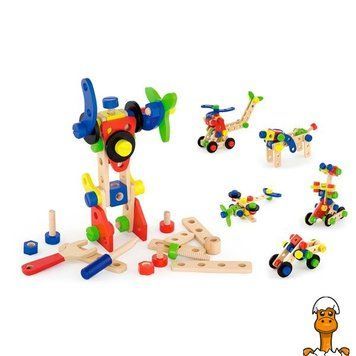 Мамалюк - Дерев'яний конструктор Viga Toys 68 ел. (50382) Viga Toys A4-50382