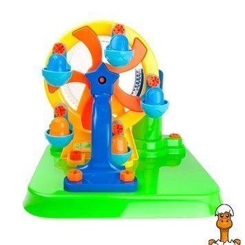 Мамалюк - Набор для сборки Edu-Toys Колесо обозрения с инструментами 46 деталей (JS025) Edu-Toys A4-JS025