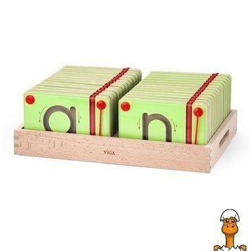 Мамалюк - Набір для навчання Viga Toys Вчимося писати англійські малі літери (50338) Viga Toys A4-50338