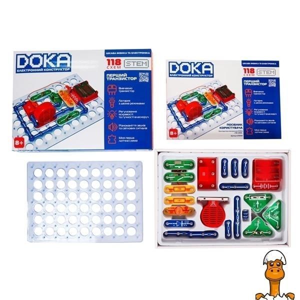 Мамалюк - Электронный конструктор Doka Первый транзистор 118 схем (D70701) DOKA A4-D70701