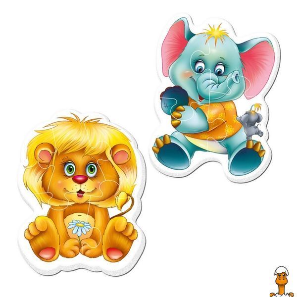 Мамалюк - Магнітні пазли для дітей Зоопарк 9 елементів Vladi Toys Vladi Toys RT2-VT3208-28