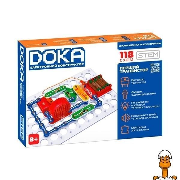 Мамалюк - Электронный конструктор Doka Первый транзистор 118 схем (D70701) DOKA A4-D70701