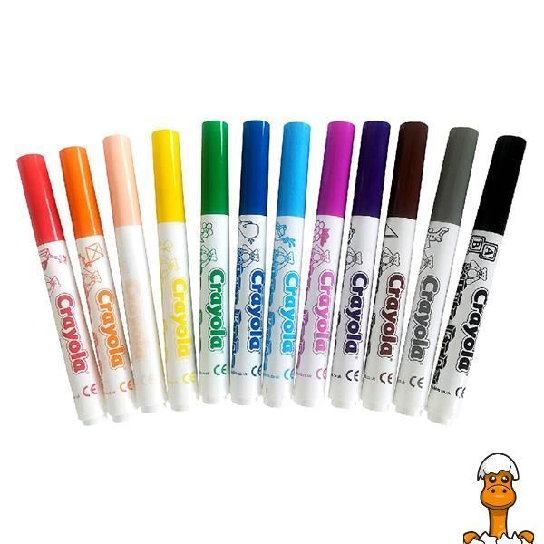 Мамалюк - Набор фломастеров Crayola Mini Kids 12 цветов (8325) Crayola A4-8325