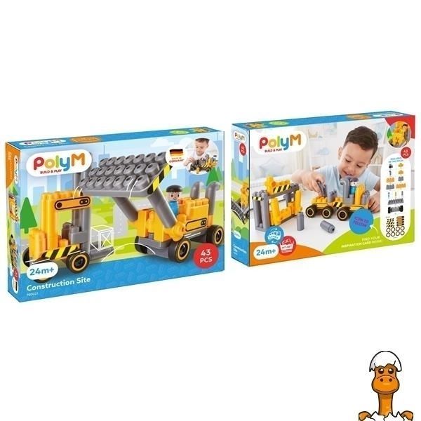 Мамалюк - Конструктор PolyM Строительная техника 43 деталь (760021) PolyM A4-760021